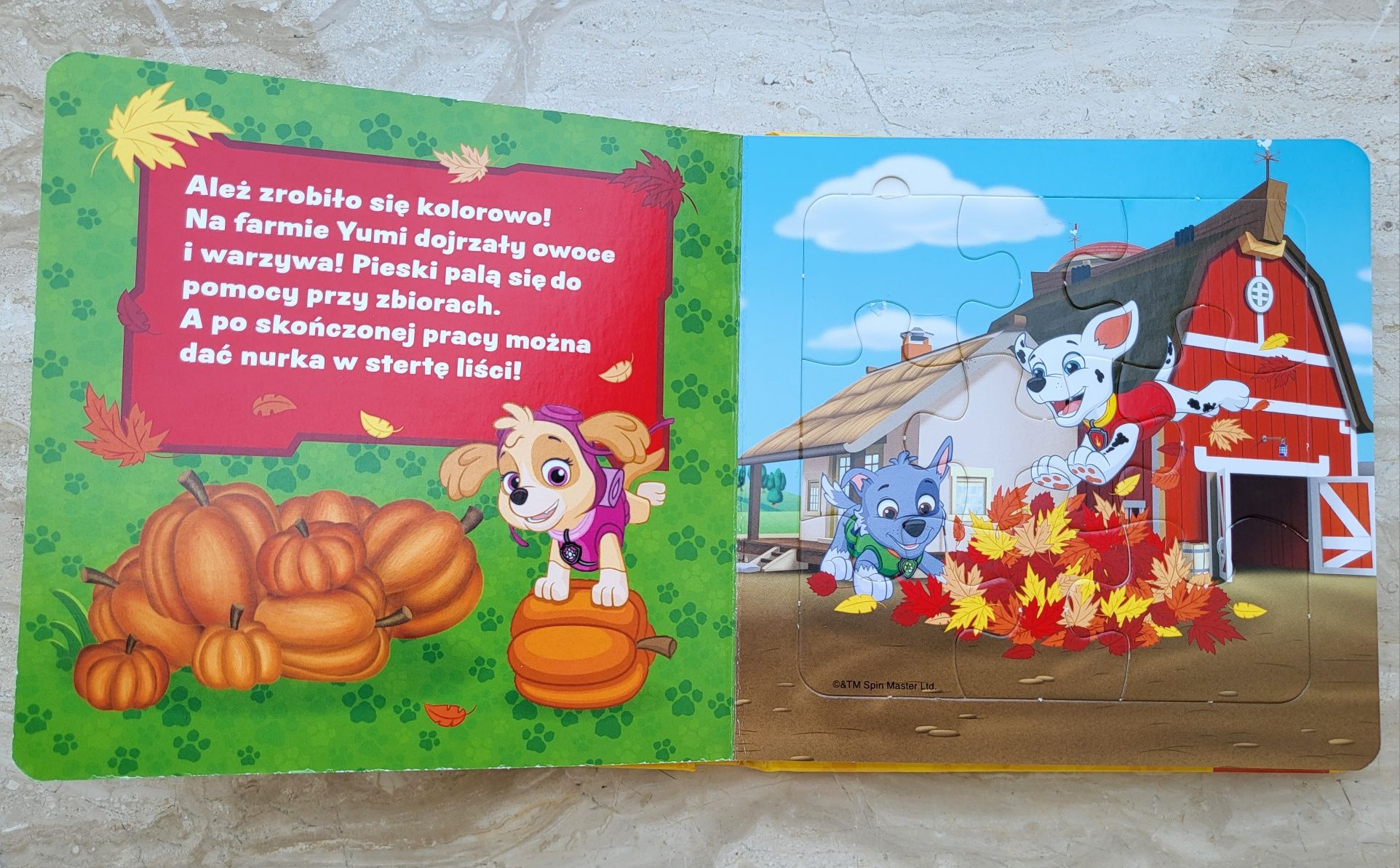 Psi patrol Paw patrol kolorowanka puzzle książka