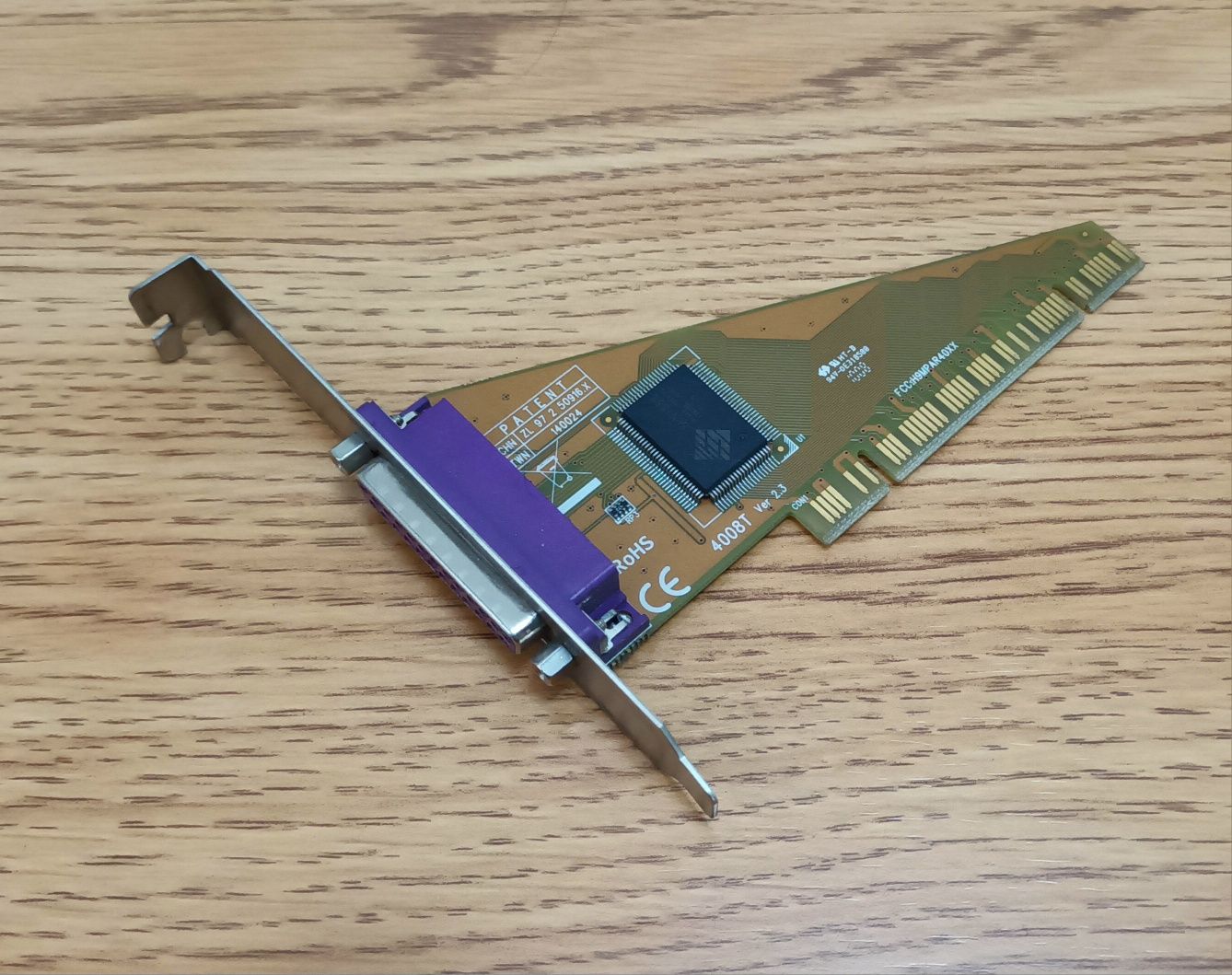 Placa adaptadora PCI para porta paralela para computadores antigos