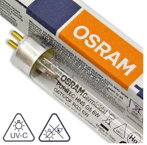 Ультрафиолетовая лампа бактерицидная OSRAM PURITEC HNS 6w T5/G5