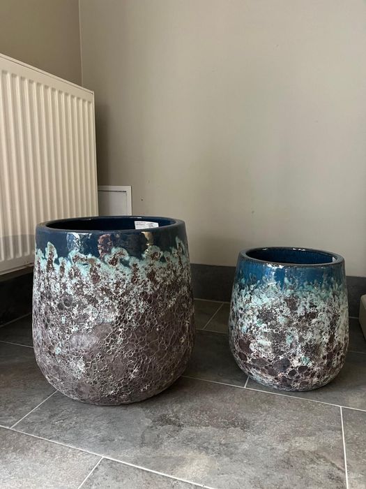 Donice  osłonki ceramika komplet obi