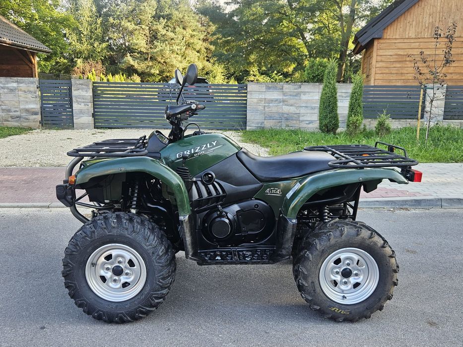 Yamaha grizzly 660 L7e Zadbana Wyciągarka Quad przeprawowy  Doposazony