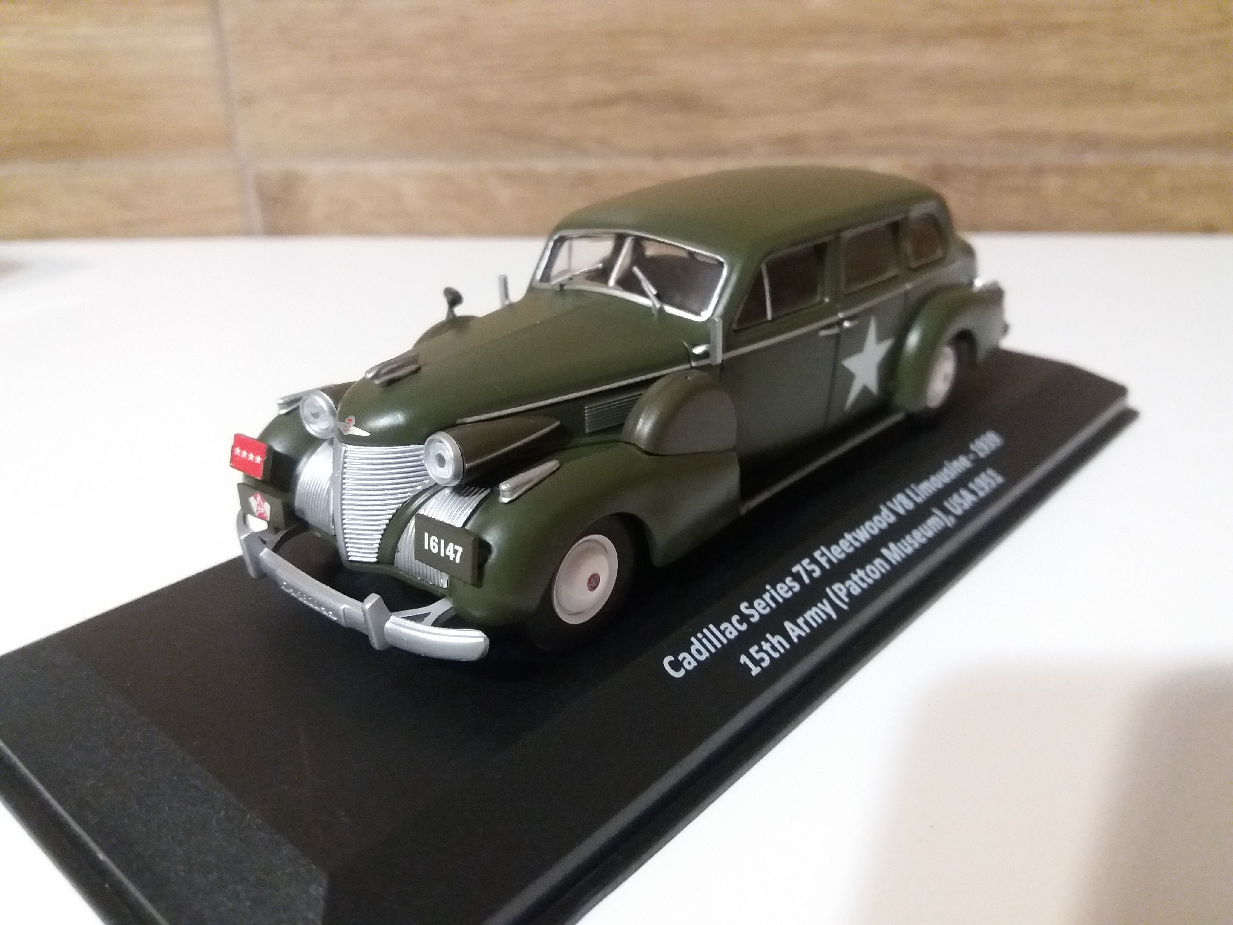 model Cadillac series 75 Fleetwood V8 limousine- 1939 15th Army