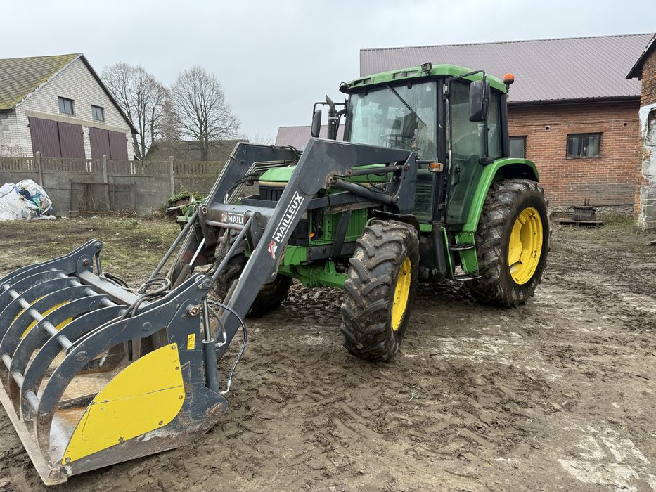 John deere 6100 rewers przy kierownicy