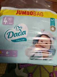 Pampersy Dada JUMBOBAG rozmiar4, cena za 2opakowania, Extra Soft