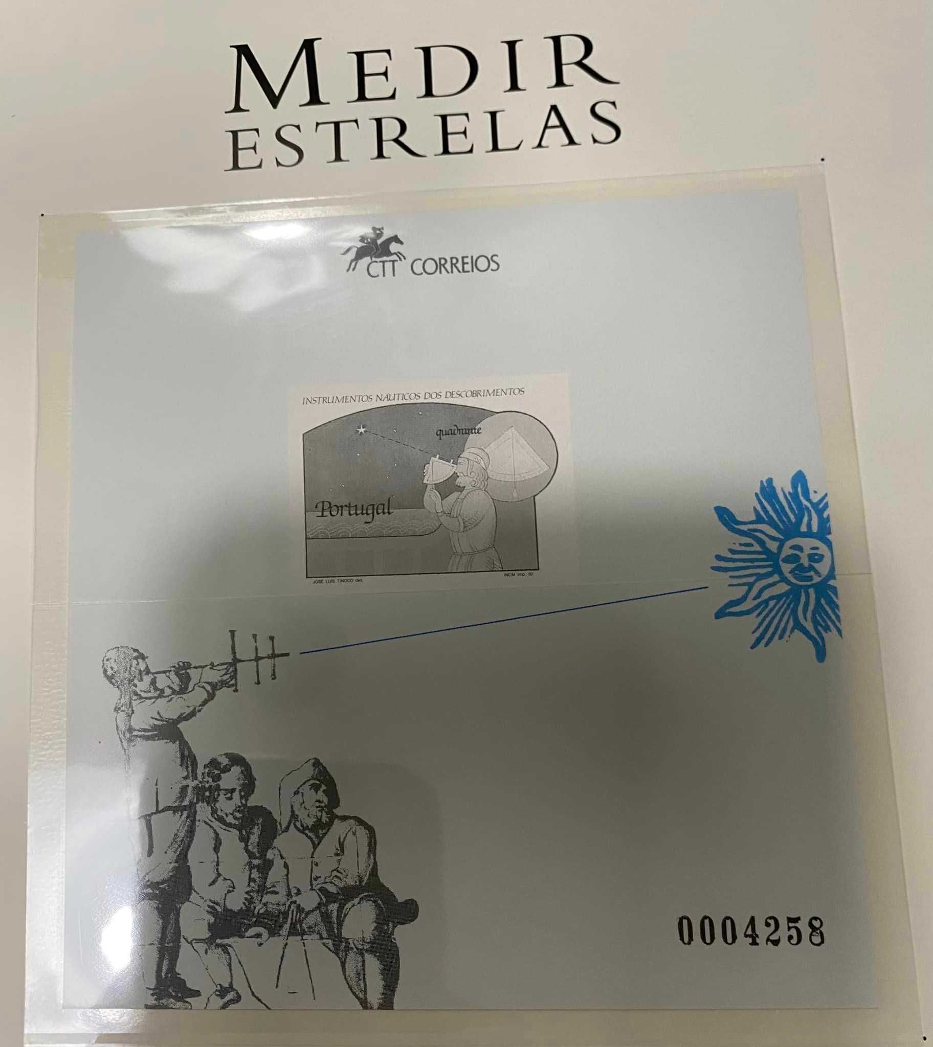 Filatelia - Livro «Medir estrelas»