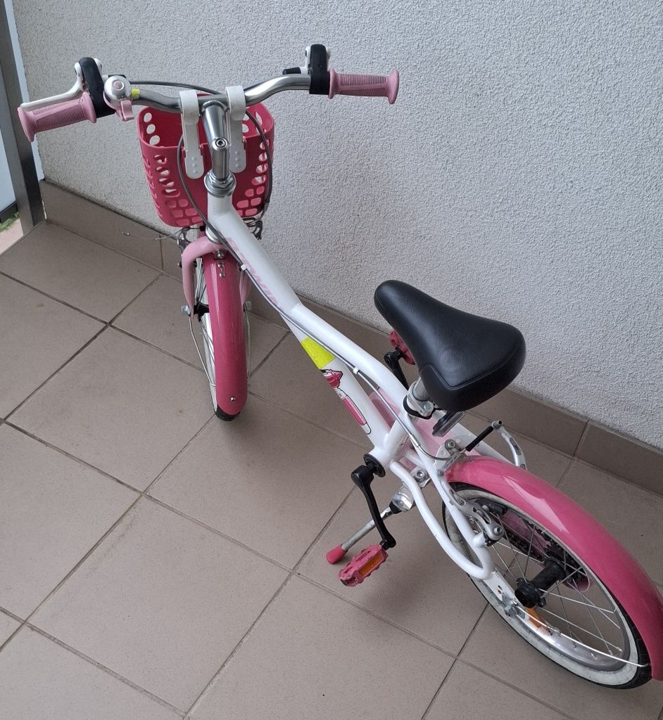 Rowerek B'twin 16" dla dziewczynki