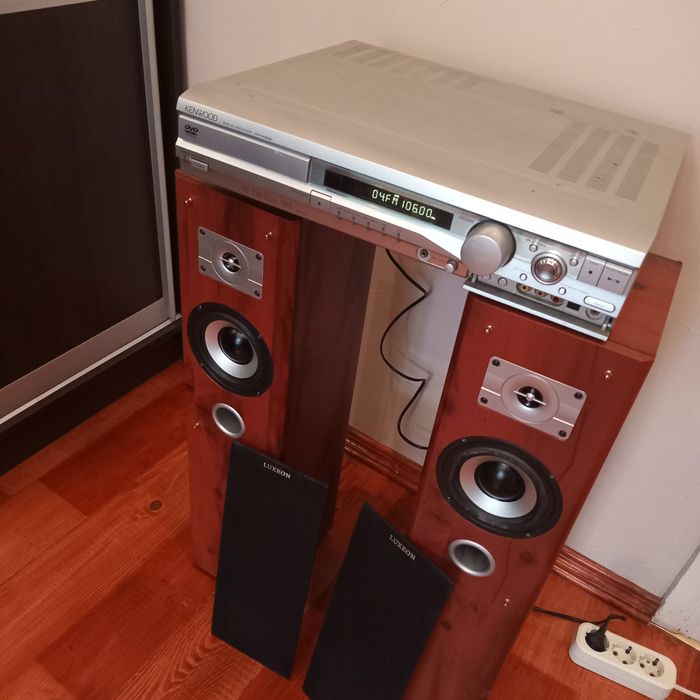 KENWOOD , тюнер, підсилювач, двд.