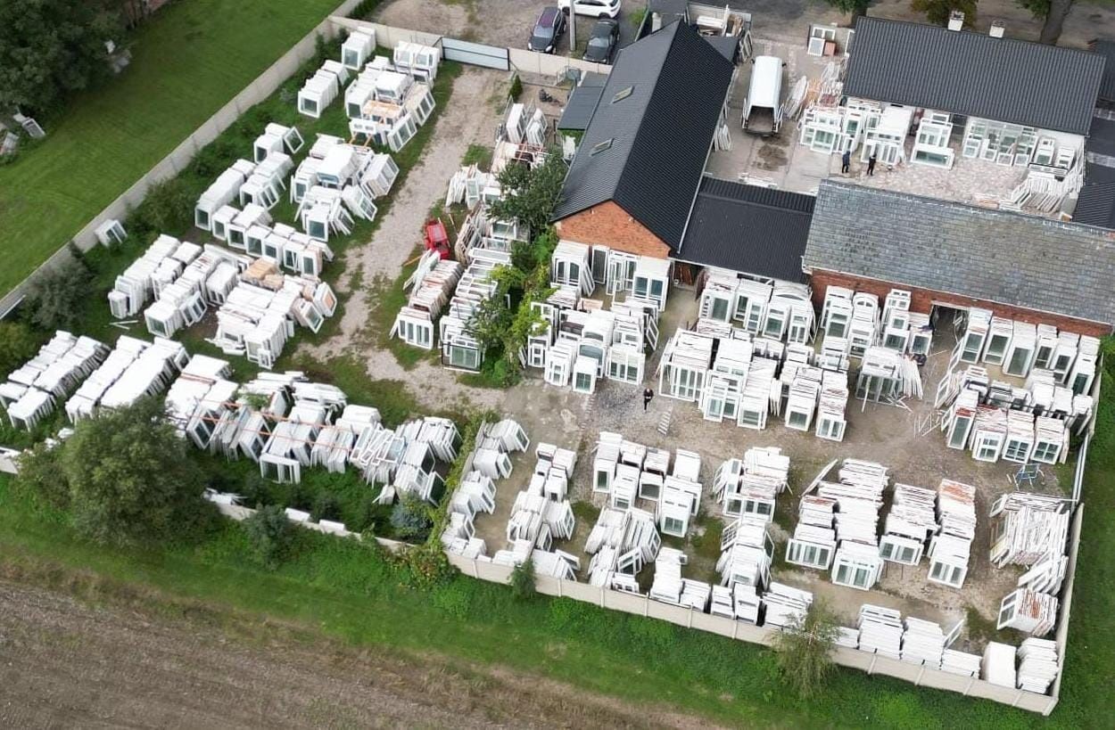 Okna okno witryna fix 120x138 pcv z demontażu Niemieckie DOWÓZ CAŁY KR