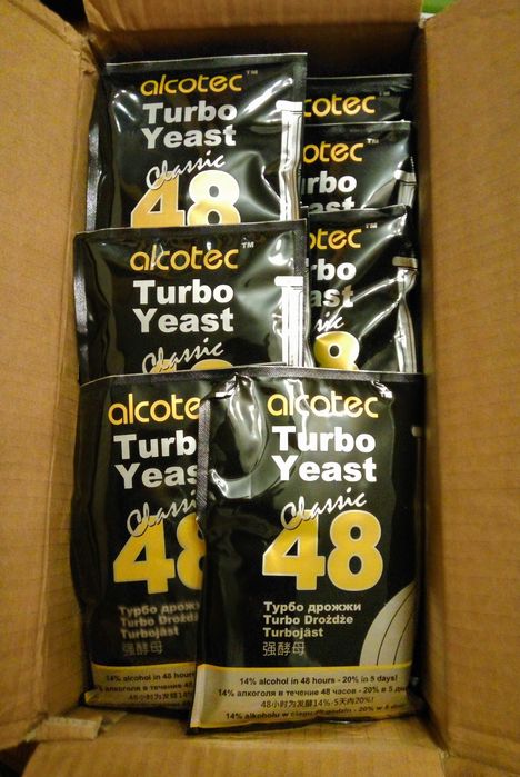Дріжджі спиртові Alcotec 48 Classic Turbo 10 штук