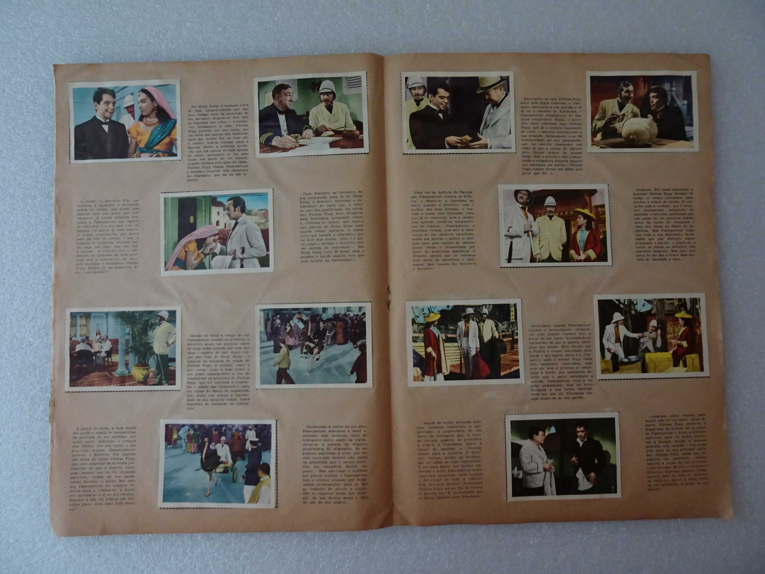 Caderneta de cromos completa - A Volta ao Mundo em 80 Dias