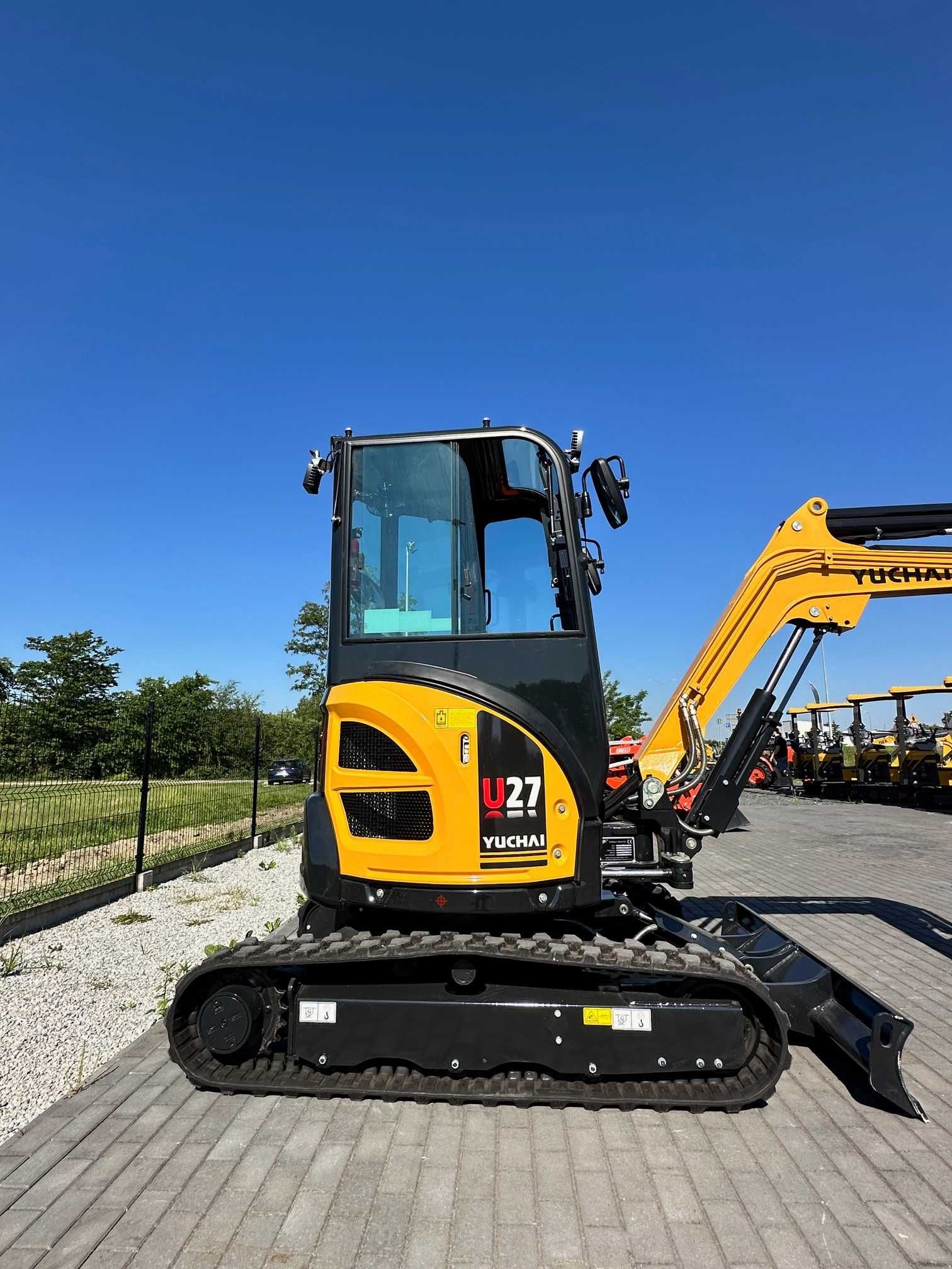 NEX Yuchai U27 nowa minikoparka Yanmar 3TNV80F 2,7t