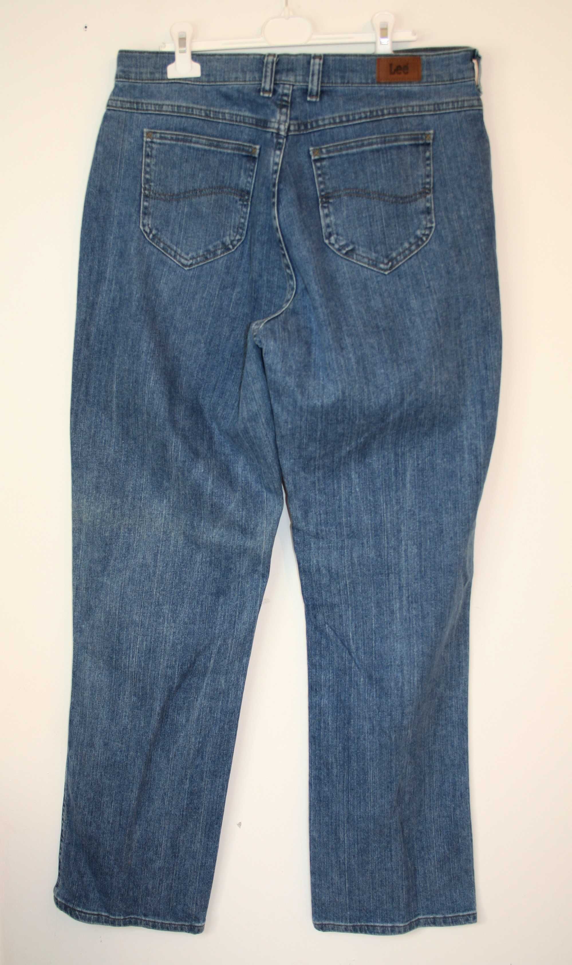 Spodnie Męskie Jeans firmy: Lee Rozmiar z metki L nogawki - proste