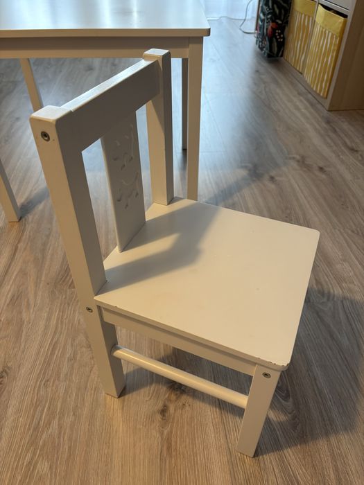 Stolik i krzesełko dzieciece. Kritter Ikea