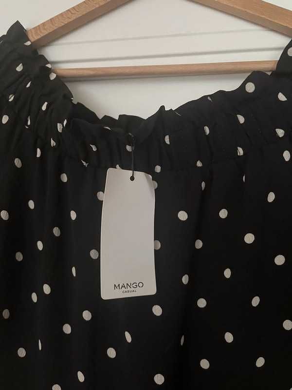 Sukienka Mango m 38 kropki Polka dot 36 s