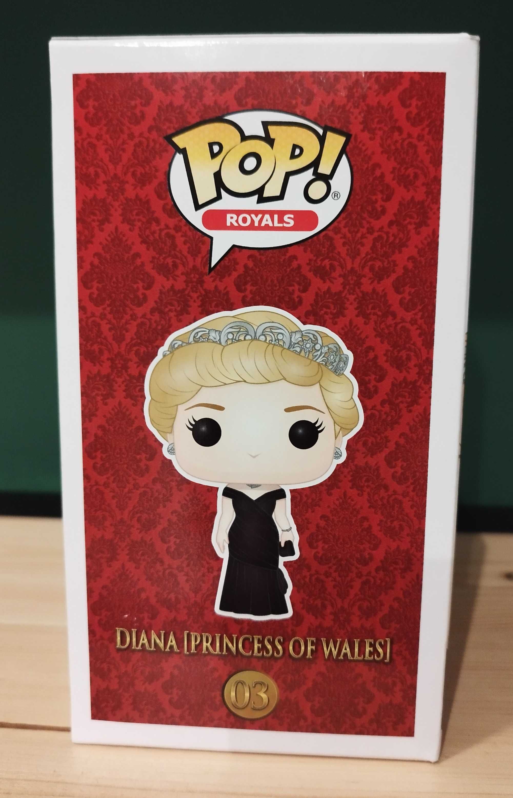 POP Vinyl Funko, Diana 03, rodzina królewska, Royals