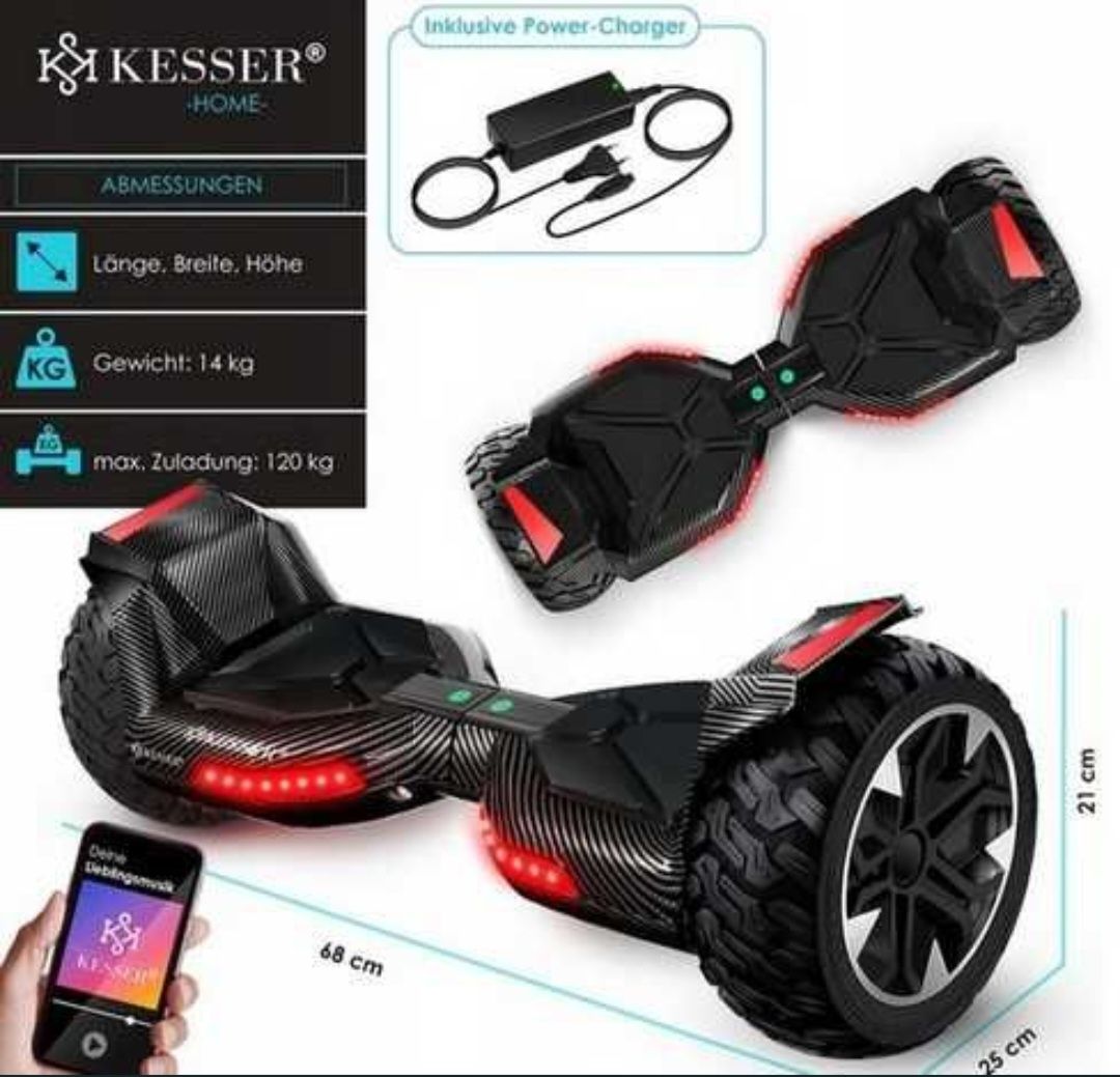 Deskorolka elektryczna dwukołowa Hoverboard Electric Balance Scooter
