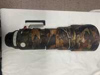 Capa camuflada para lente Sony 200-600