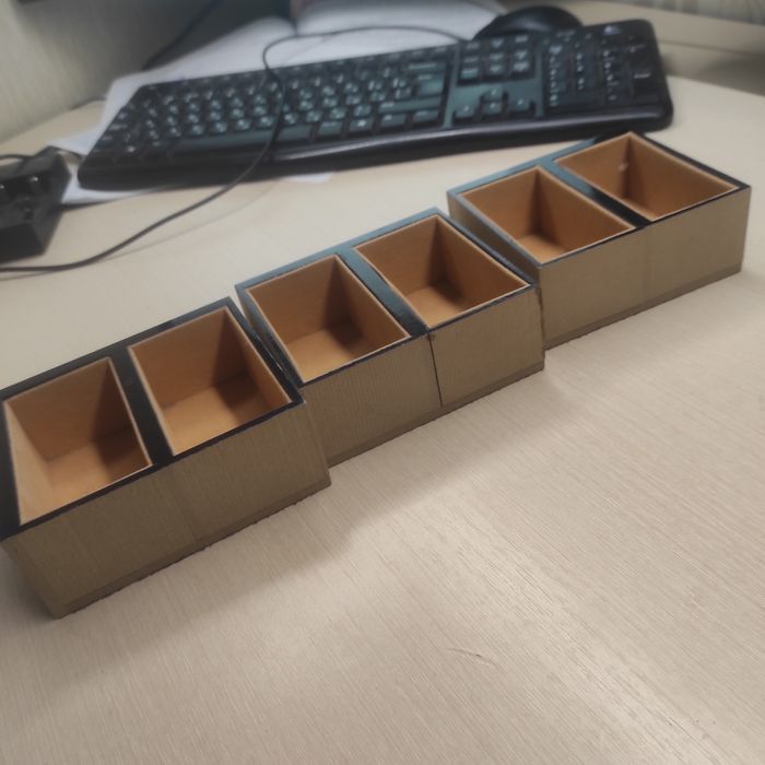 Ячейки коробки бокс для часов