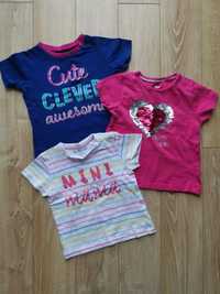 Zestaw koszulek t-shirt lato 3szt. R. 80/86