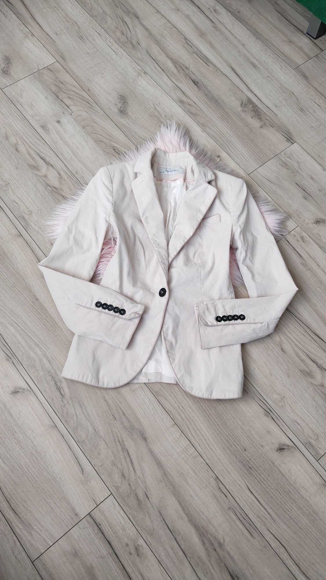 Marynarka Zara XS beżowa
