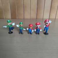 5 Figuras Super Mario e Luigi