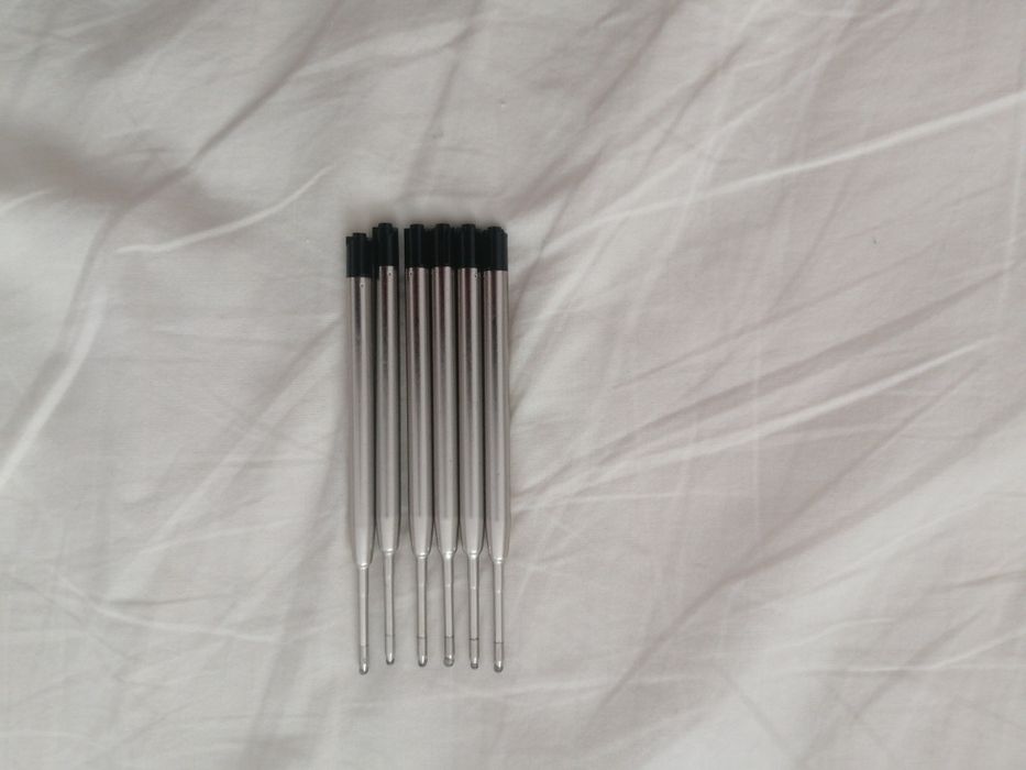 6 recargas pretas para Parker