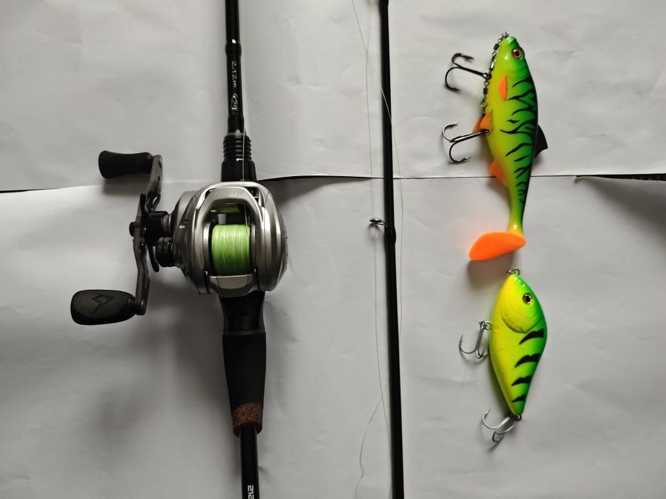 Wędka castingowa +multiplikator