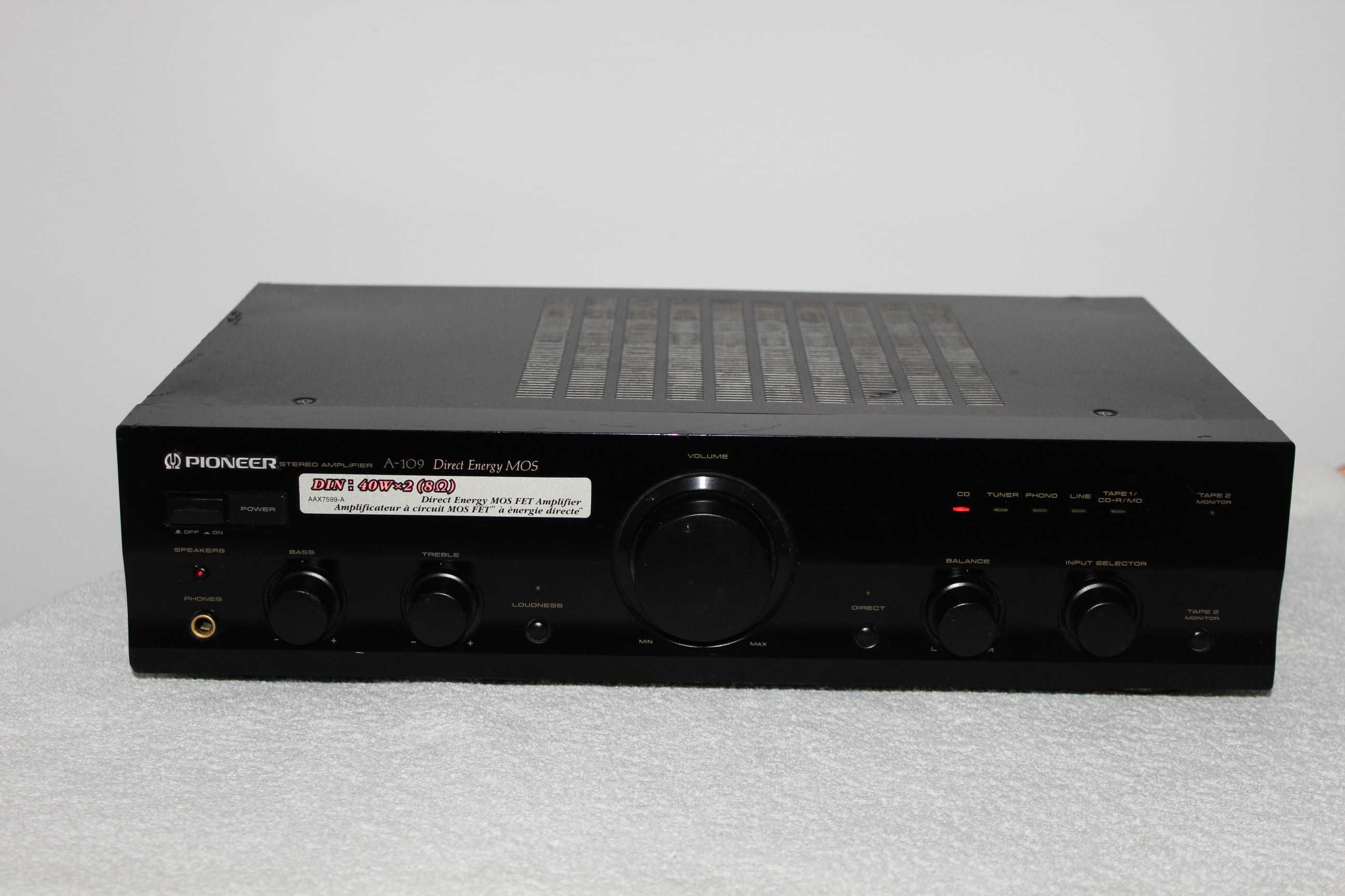 PIONEER A-109 Wzmacniacz stereo Wysyłka