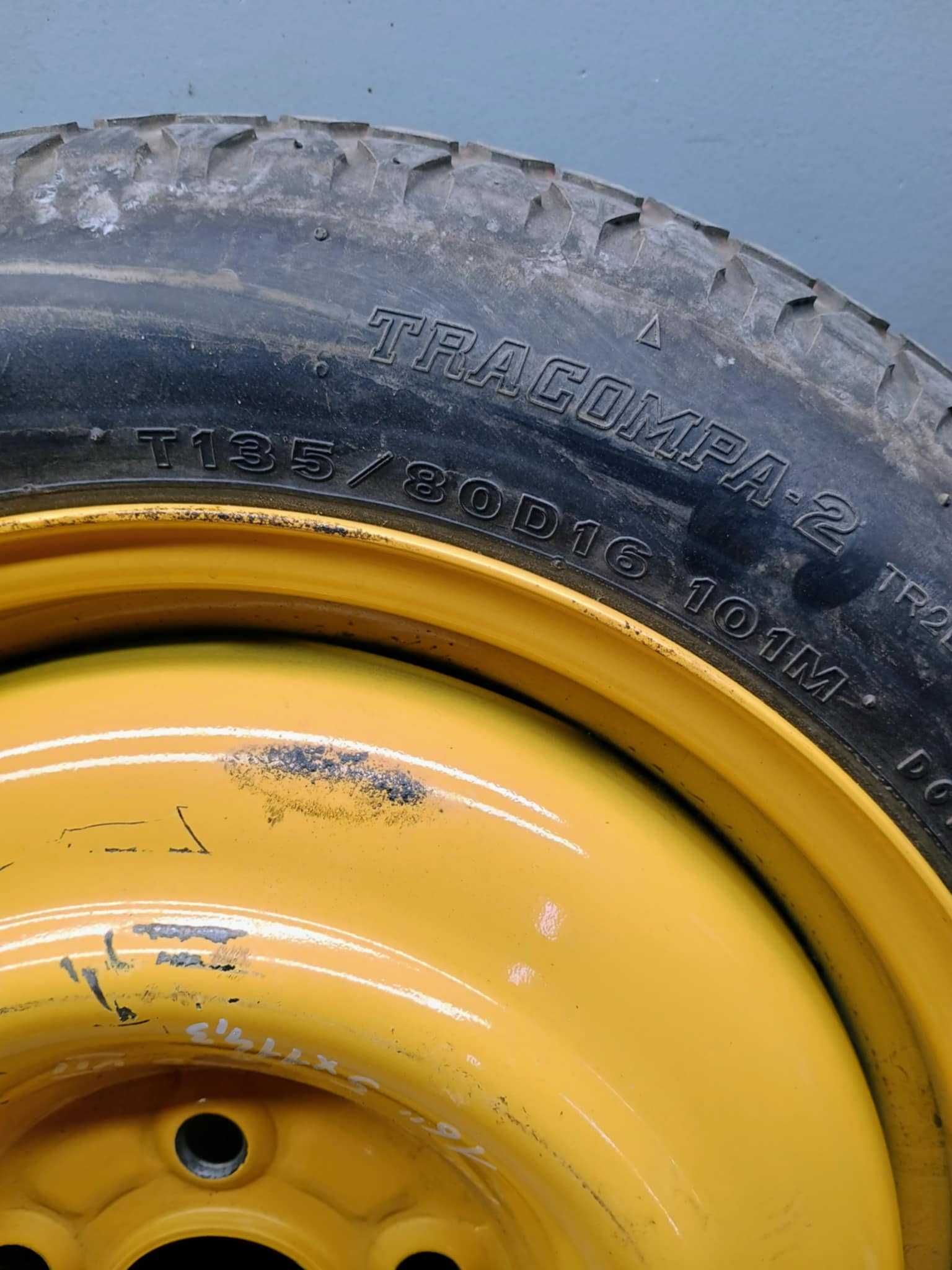 Koło zapasowa dojazdowe dojazdówka 5x114.3 R16 Honda Accord VII