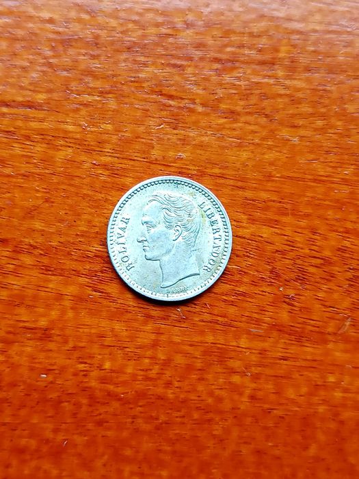Moeda em prata Venezuela