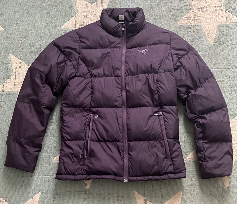 Kurtka puchowa damska Decathlon Wedze fioletowa rozmiar40