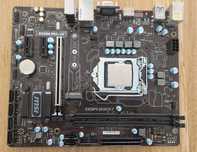 Sprzedam płytę główna MSI, procesor INTEL i5, radiator, wentylator