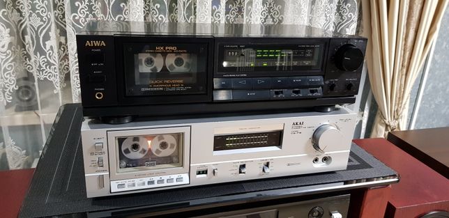 Akai CS-F9, Aiwa AD-R470 кассетные деки