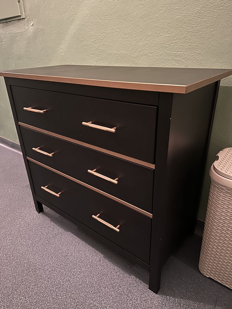 Komoda Hemnes czarna
