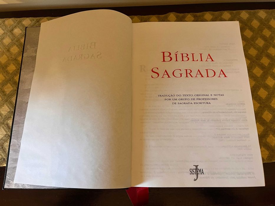 Bíblia Sagrada - Antigo e Novo Testamento (páginas folheadas a ouro)