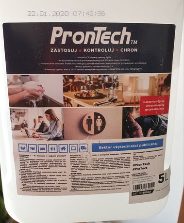 Płyn dezynfekcyjny PronTech 5 litrow
