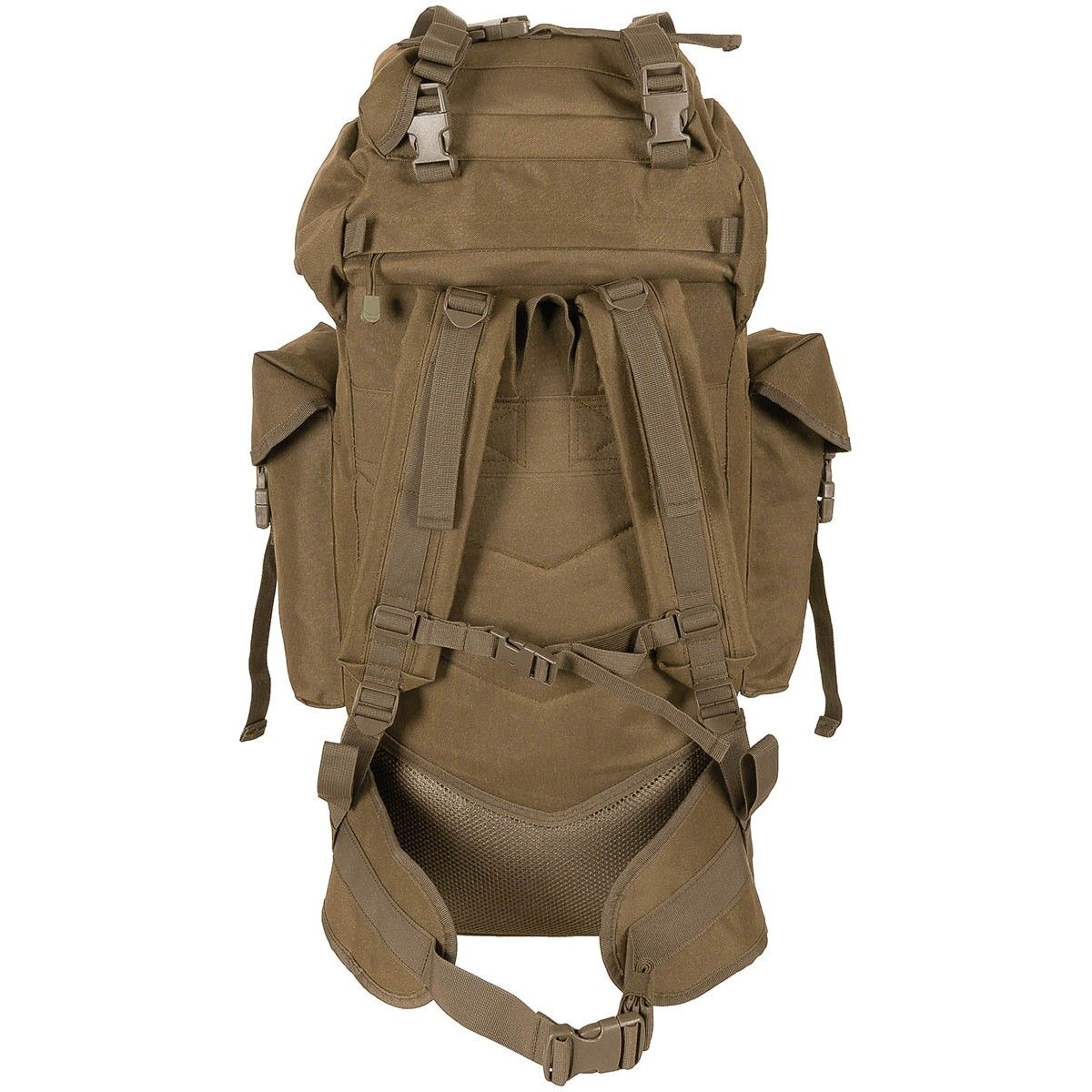 duży plecak bw molle stelaż aluminiowy 65 l coyote