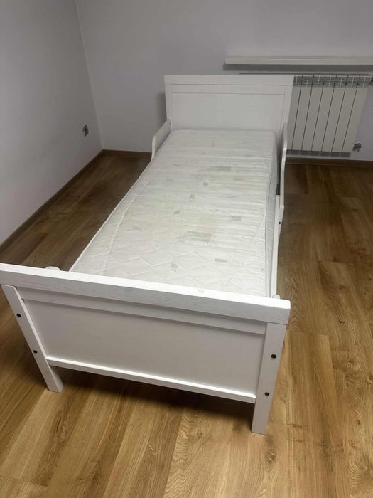 Łózko młodzieżowe białe 90x200
