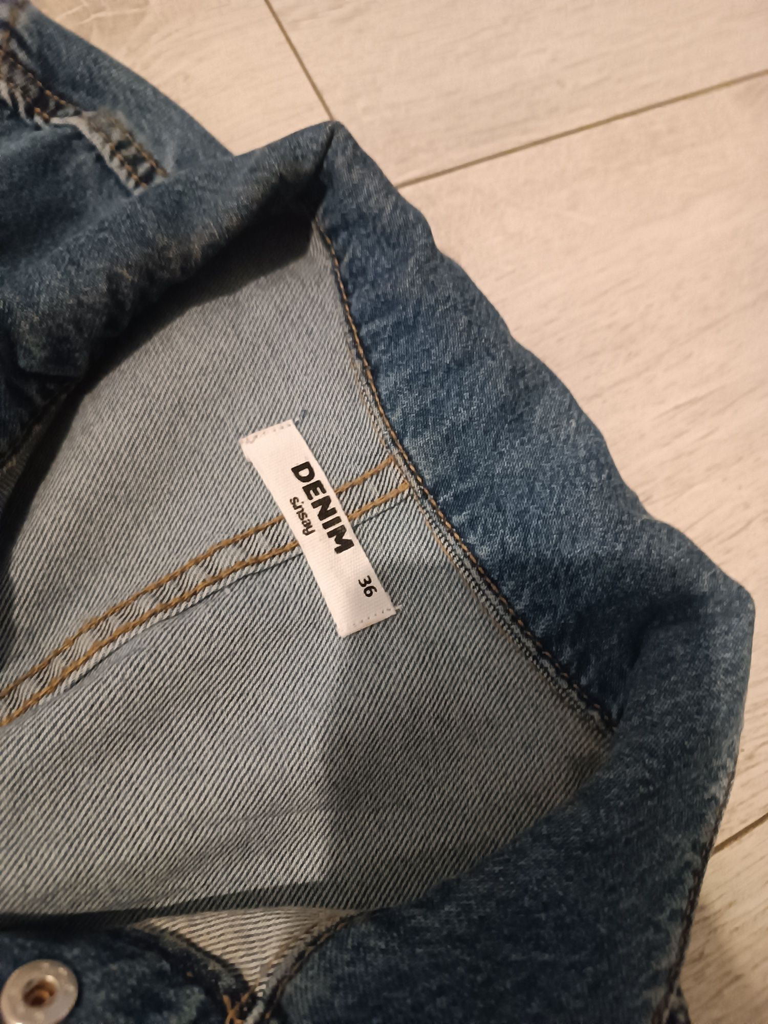 Kombinezon jeansowy dżinsowy 36 s denim