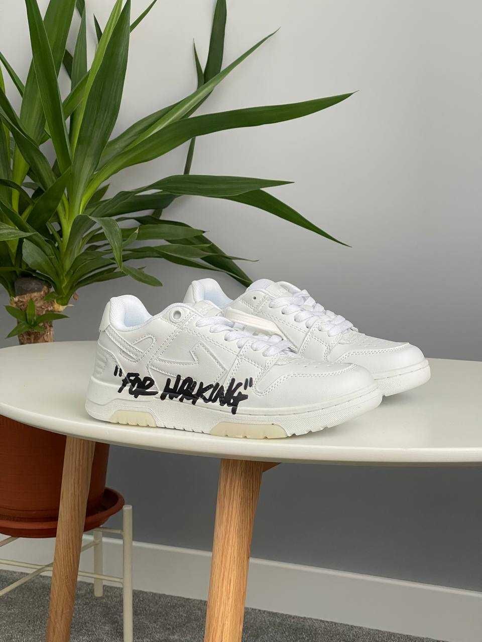Кросівки Off-White For Walking Black Logo premium