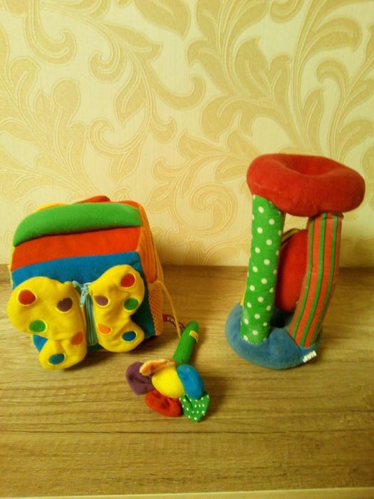 Развивайка мягкий кубик Fancy