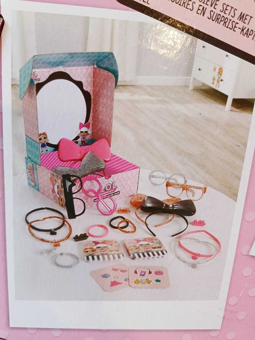 Nowa GRA LOL Surprise Super Makeover przebieranki akcesoria opaski oku