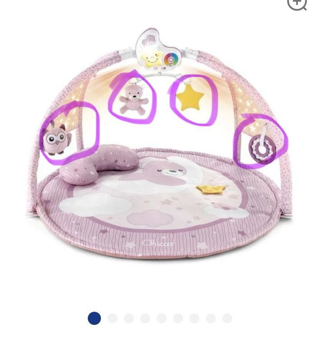 Килимок «Enjoy Colours» з дугами, мелодіями та барвистими проекціями.