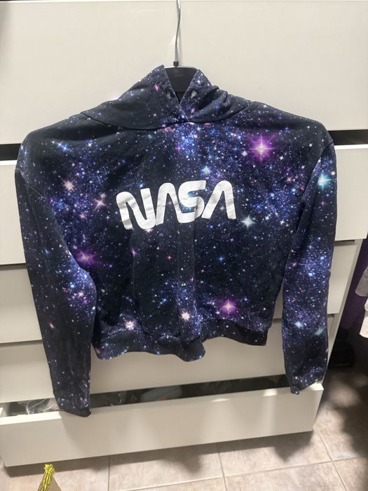 NASA кроп худі кофта