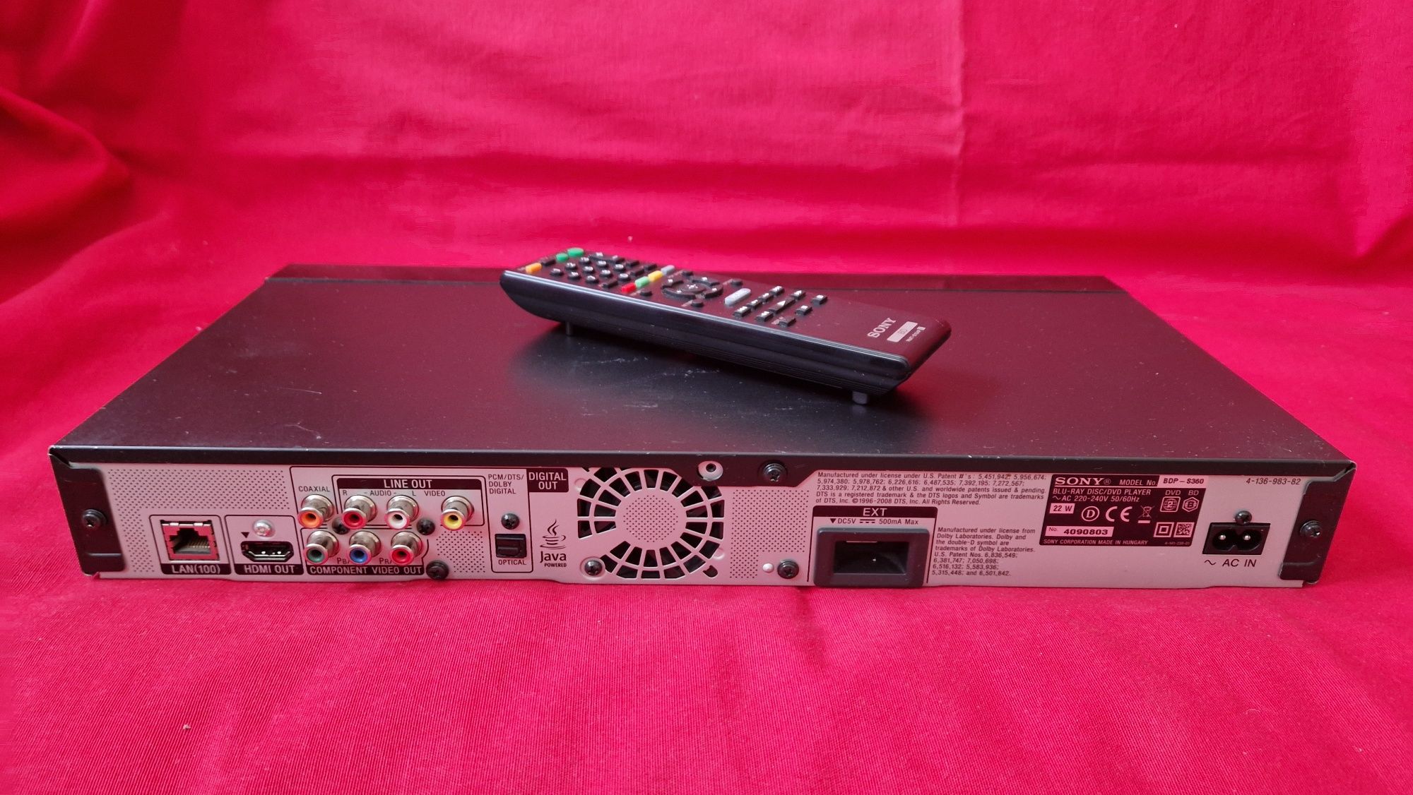 Sony BDP S360 Blu-ray DVD Panasonic Denon Pioneer