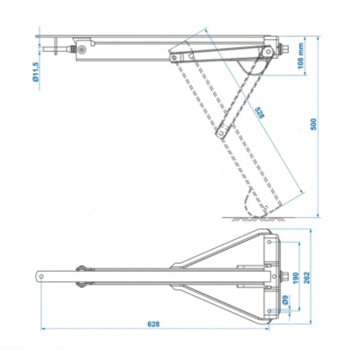 Perna estabilizador caravana