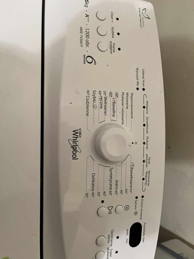 Pralka Whirlpool awe 74360p