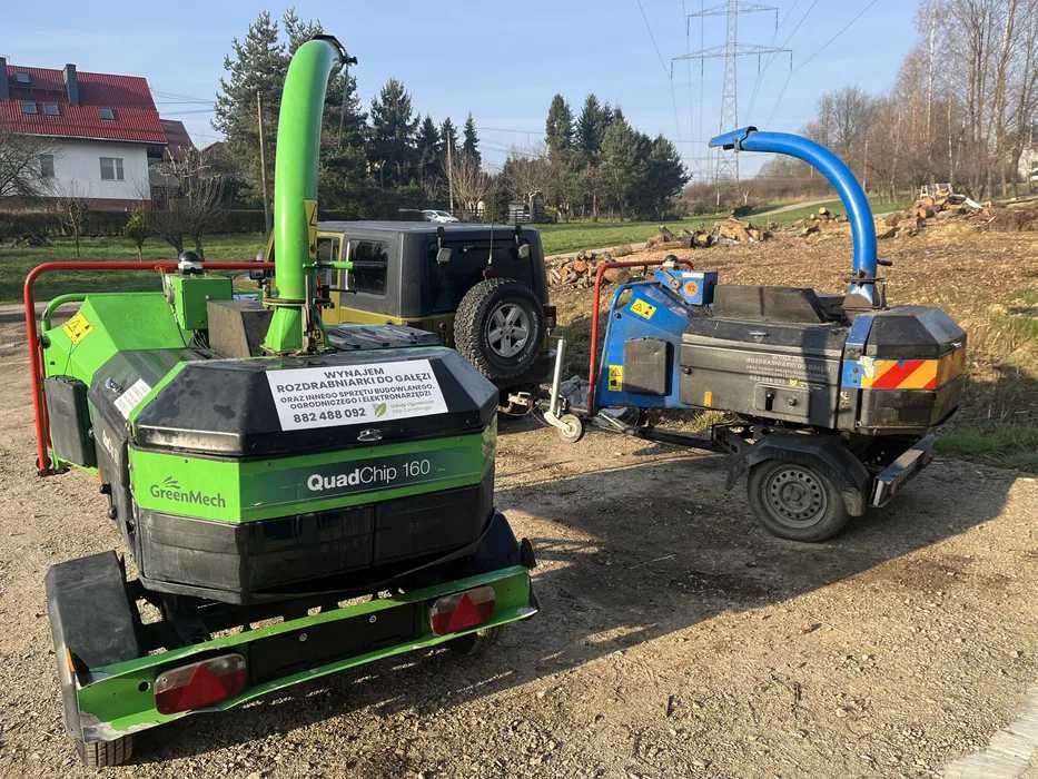 Rozdrabniacz rebak do galezi Greenmech 35KM 16cm Nowy Targ WYNAJEM!
