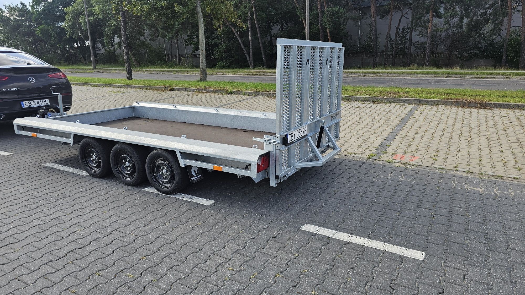 Przyczepa laweta VLEMMIX 4m 3.5t