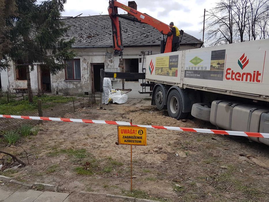 Usuwanie, utylizacja Azbestu eternitu, pełna dokumentacja